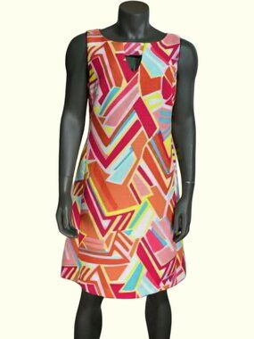 Ronni Nicole Geometric Print Dress – Size 12